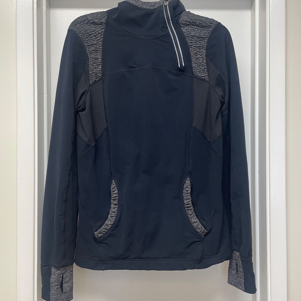 Lululemon Run Back On Track Pullover Hoodie Ponytail Hole - Picture 2 of 11